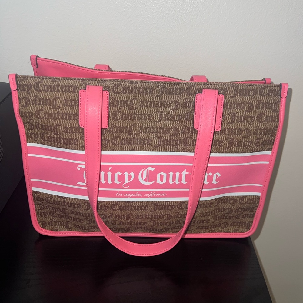 Juicy Couture Smooth Leather Tote Bag